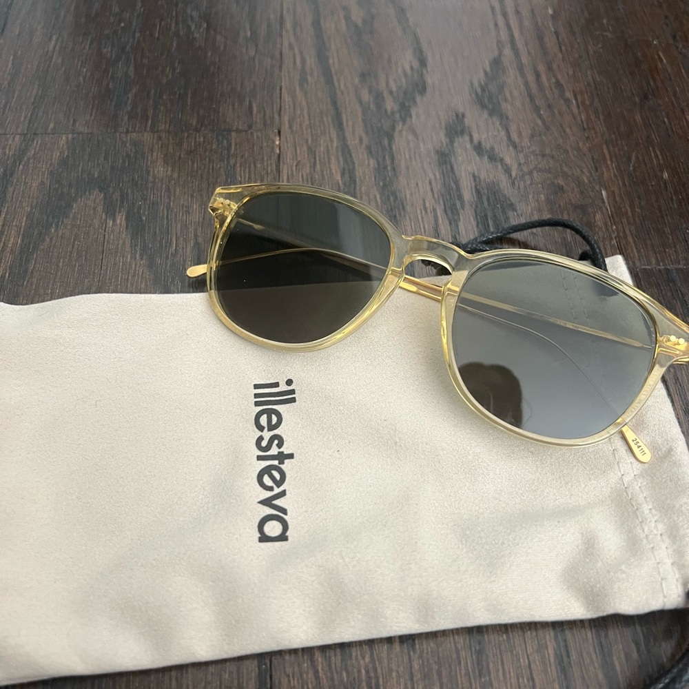 Illesteva Gold Frame Sunglasses